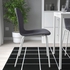 KARLPETTER Chair - Gunnared medium grey/Sefast white
