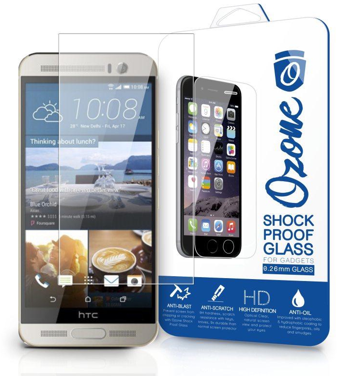 Ozone Shock Proof Tempered Glass Screen Protector for HTC One M9 Plus
