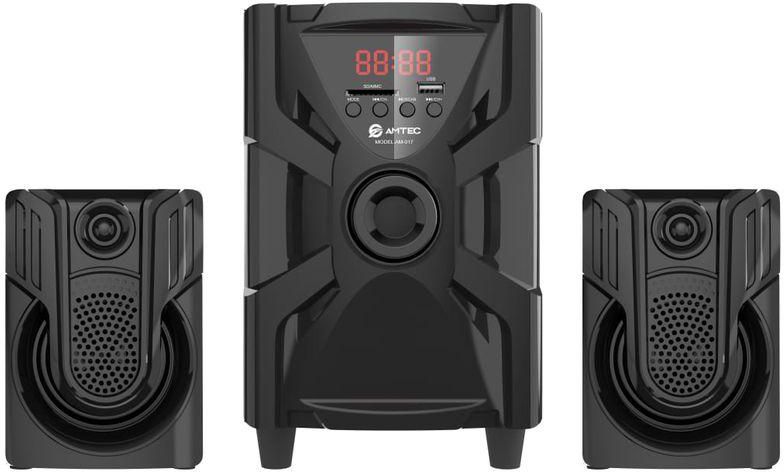 Amtec AM-017-2.1 Speaker System 3000WATTS PMPO-BLACK