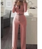 Women's New Long Sleeve Cardigan Slim Buttoned Casual Pants Suit Two-piece Set