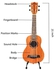 Mini Hawaiian Toy Guitar 21inch