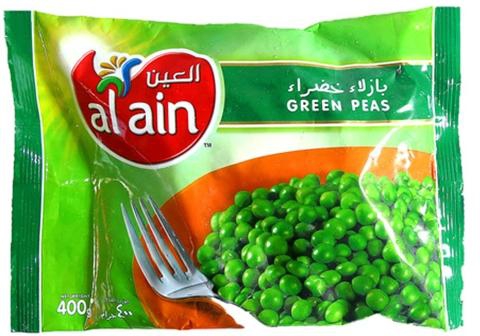 Al Ain Frozen Green Peas - 400 g