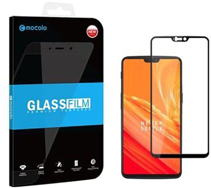 Mocolo Silk Print Complete Coverage Tempered Glass Screen Protector For Oneplus 6 - Multicolour