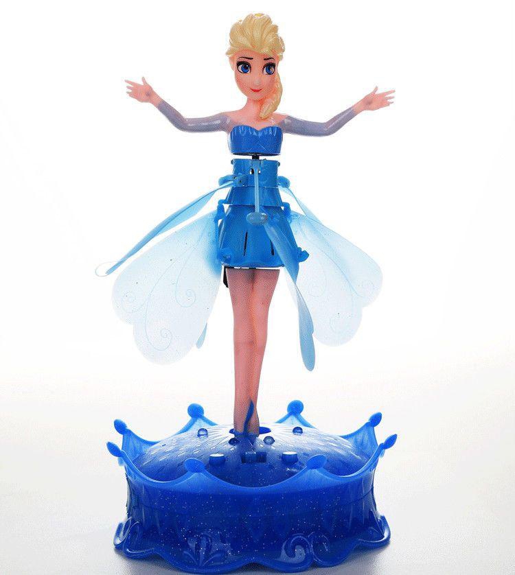 Disney Frozen Elsa Music Let it go Flying Fairy Electronic Toys Dolls kids Gift