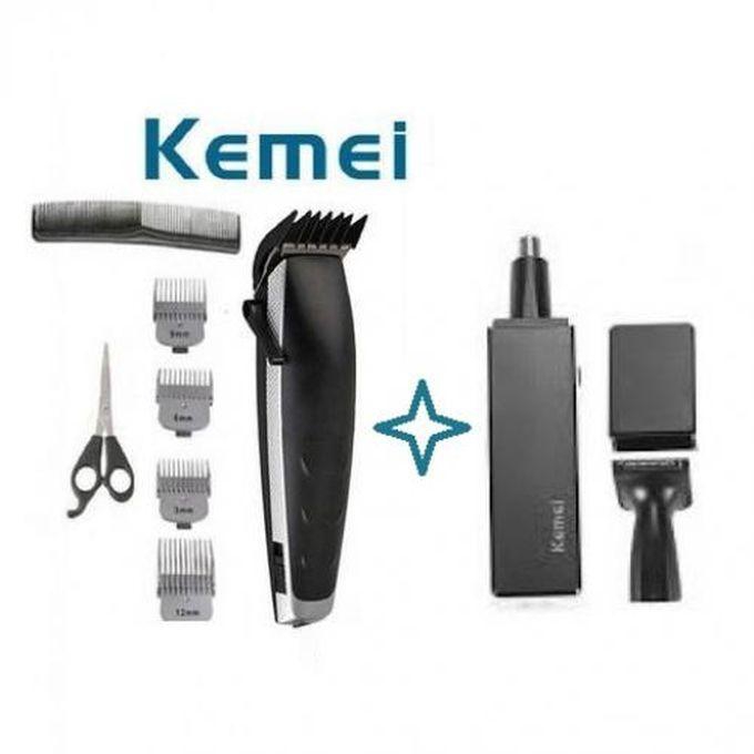 Kemei KM-4702 Professional Hair Trimmer + Km-6672 Hair Trimmer & Nose