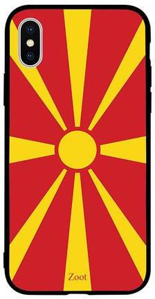 Protective Case Cover For Apple iPhone XS Macedonia Flag