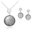 Mysmar White Gold Plated Crystal Jewelry Set [MM266]