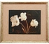 لوحة فنية من الخشب بتصميم زهور عصرية وجميلة متعدد الألوان 38 x 32سم