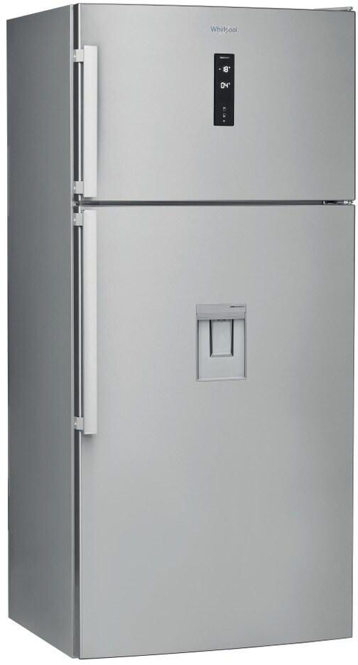 Whirlpool 574L Net Capacity Freestanding Double Door Refrigerator Inox W84 TE 71 X AQUA EX