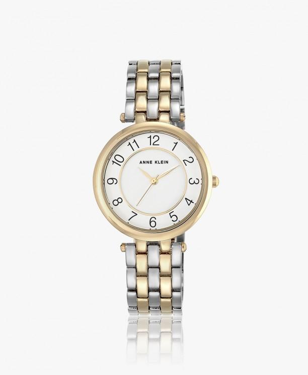 Silver and Gold Analog Watch