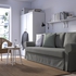 VRETSTORP 3-seat sofa-bed - Hakebo dark grey