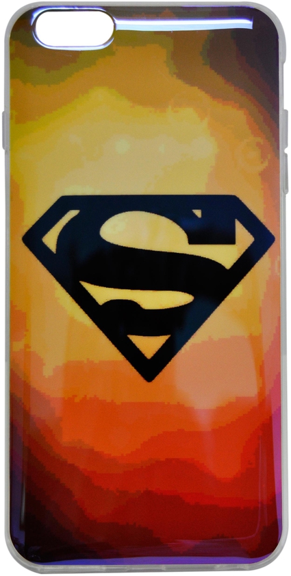 Superman Multi Blue Ray TPU Silicone Ultra Slim Case for Apple iPhone 6 Plus