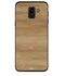 Protective Case Cover For Samsung Galaxy J6 Shining Wood Pattern