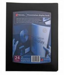 Rexel® A4 Presentation Display Book - 24 Pockets [Ref: 17430BK]