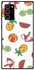Printed Case Cover For Samsung Galaxy Note20 Ultra White/Yellow/Red