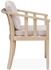 كرسي سفرة كلاسيكي خشب أكاسيا وخيزران أشمور (55.5 × 58 × 73 سم، قطعتين)