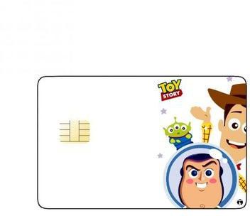PRINTED BANK CARD STICKER Animation Toy Story By Disney