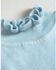 ASOS Ruffle Neck Knit Bib - Pale blue