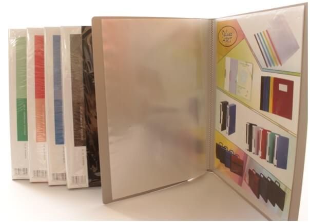 Deluxe Clear Book A3, Assorted Color 40 Pockets​