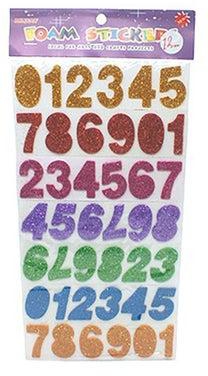 Numbers Shape Foam Sticker