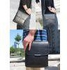 Polo High Grade Genuine Leather Men's Messenger Bag Classic Design Plaid Travel Cross Body Business Bag - Black