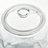 VARDAGEN Jar with lid, clear glass, 1.9 l - IKEA