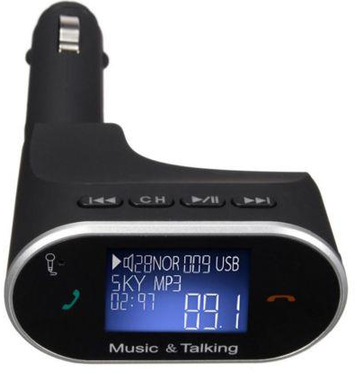 NEW LCD Bluetooth Car Kit MP3 Player FM Transmitter SD USB Charger Handsfree With Remote