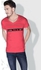 Creo Look Im In 3D Funny T-Shirts For Men - M, Pink