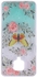 XIAOMI REDMI NOTE 9S/9 PRO - Transparent Silicone Case With Flowers And Butterflies Prints