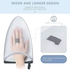 U-HOOME Garment Steamer Ironing Glove, Steam Iron Board, Hand-Held Ironing Board, Waterproof Anti Steam Mitt with Finger Loop, Heat Resistant Gloves for Clothes Steamers