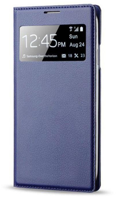 S-View Window Flip Leather Case Cover For Samsung Galaxy S4 IV i9500 Perfect Blue