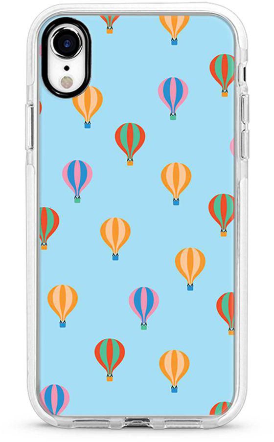 Protective Case Cover For Apple iPhone XR Hot Balloons Full Print