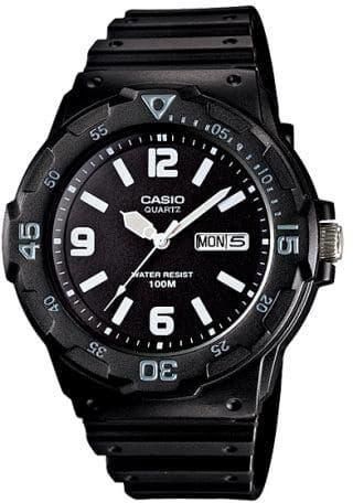 Get Casio MRW-200H-1B2VDF Analog Resin Band, Casual Watch for Men - Black with best offers | Raneen.com