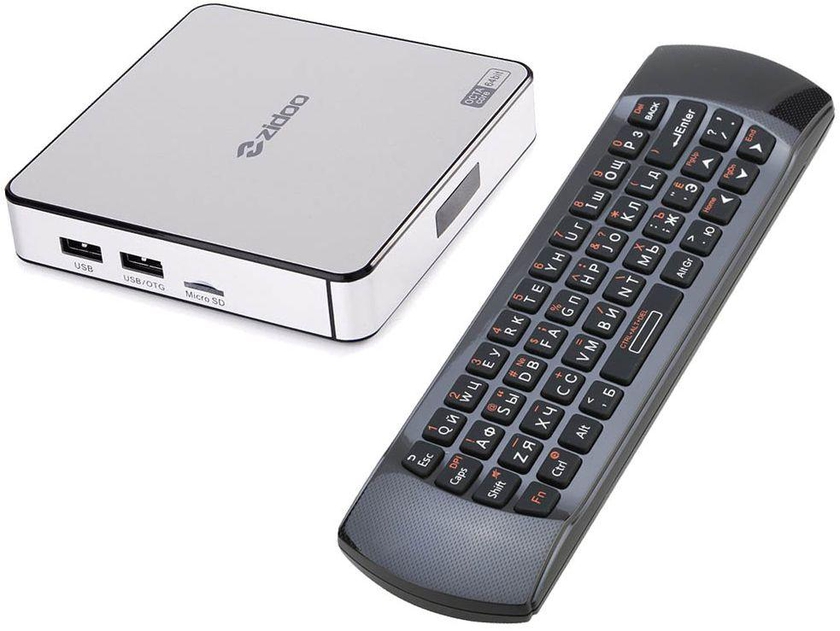 Zidoo X6 PRO Smart Android 5.1 TV Box RK3368 Octa Core Mini PC 4K KODI With Smart Air mouse/Keyboard