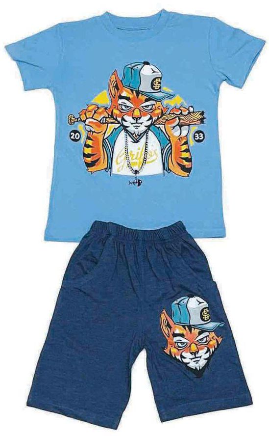 Tiger Boy Summer Pajama