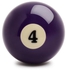 No. 4 Billiard Pool Table Standard Replacement Ball 2 ¼” - 57.2 mm