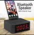 X31 Bluetooth Speaker Wireless Portable Support USB TF Card With Alarm Clock Phone Holder 6 W Bluetooth Speaker