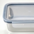 IKEA 365+ Food container with lid - rectangular stainless steel/plastic 1.0 l