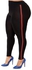 Fashion Black Tight With Red And Green Strips