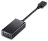 HP P7Z54AA USB-C to VGA Display Adapter - Black