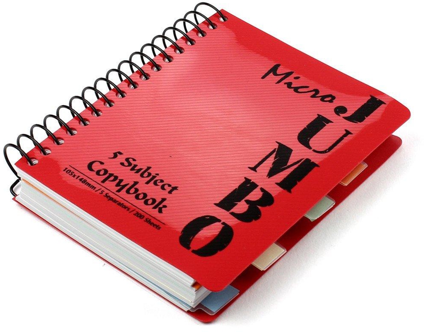 JUMBO Spiral Notebook Micro A6