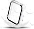 ،Xiaomi Mi Watch Lite جراب واقٍ بزجاج مقوى ، جراب صلب مضاد للخدش بتغطية كاملة متوافق مع - شفاف
