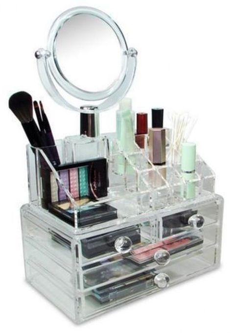 As Seen On Tv Makeup Organizer With Mirror
