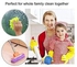 Mop Slippers Shoes 5 Pairs Microfiber Cleaning House Mop Slippers Floor Cleaning Tools Shoe Cover Soft Washable Reusable Microfiber Foot Socks Floor Cleaning Tools Shoe Cover