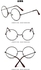 Fashion Vintage Women Eyeglass Frame Glasses Retro Spectacles Clear Lens Eyewear For Women