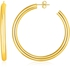 14k Yellow Gold Polished Hoop Earrings-rx16045