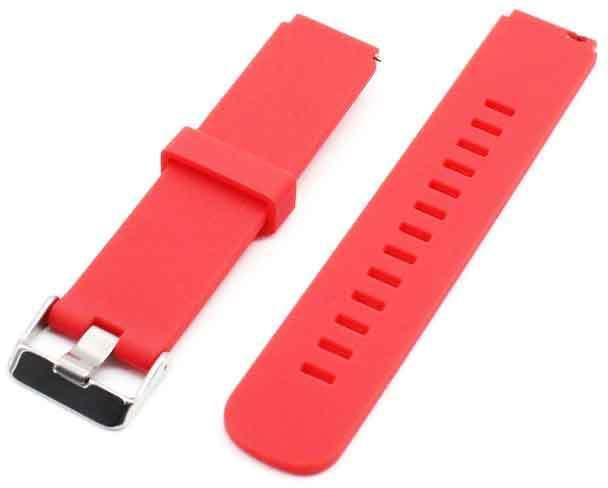 Premium Silicone Watch Band Strap with Metal Buckle for Huawei Smart Watch Sharp Pink