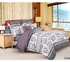 6 Piece Comforter Cover Set, Duvet Cover + Fitted Bed Sheet + 4 Pillow Cover