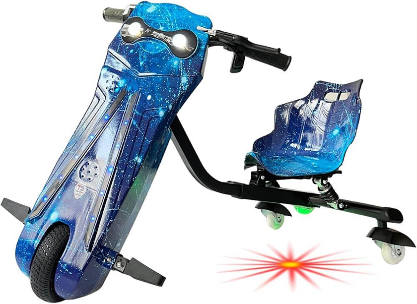 Top Gear - Drifting Scooter TG 36 3 Wheel Electric Scooter - Blue 2- Babystore.ae