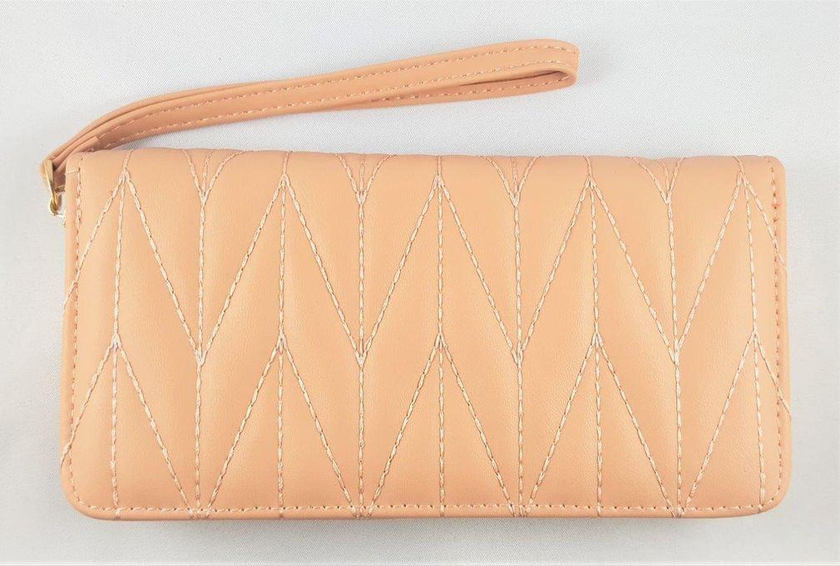 Elegant Wallet - Light Pink Color Leather